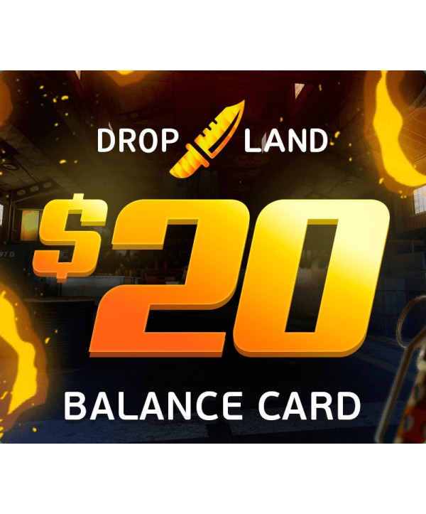 Dropland.net 20 USD Wallet Card Key GLOBAL